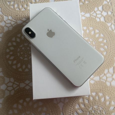 iPhone X 64gb 100% Kondycji! Silver!