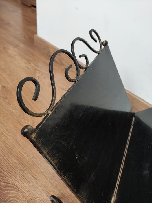 Gazetnik stojak na gazety metalowy stan idealny