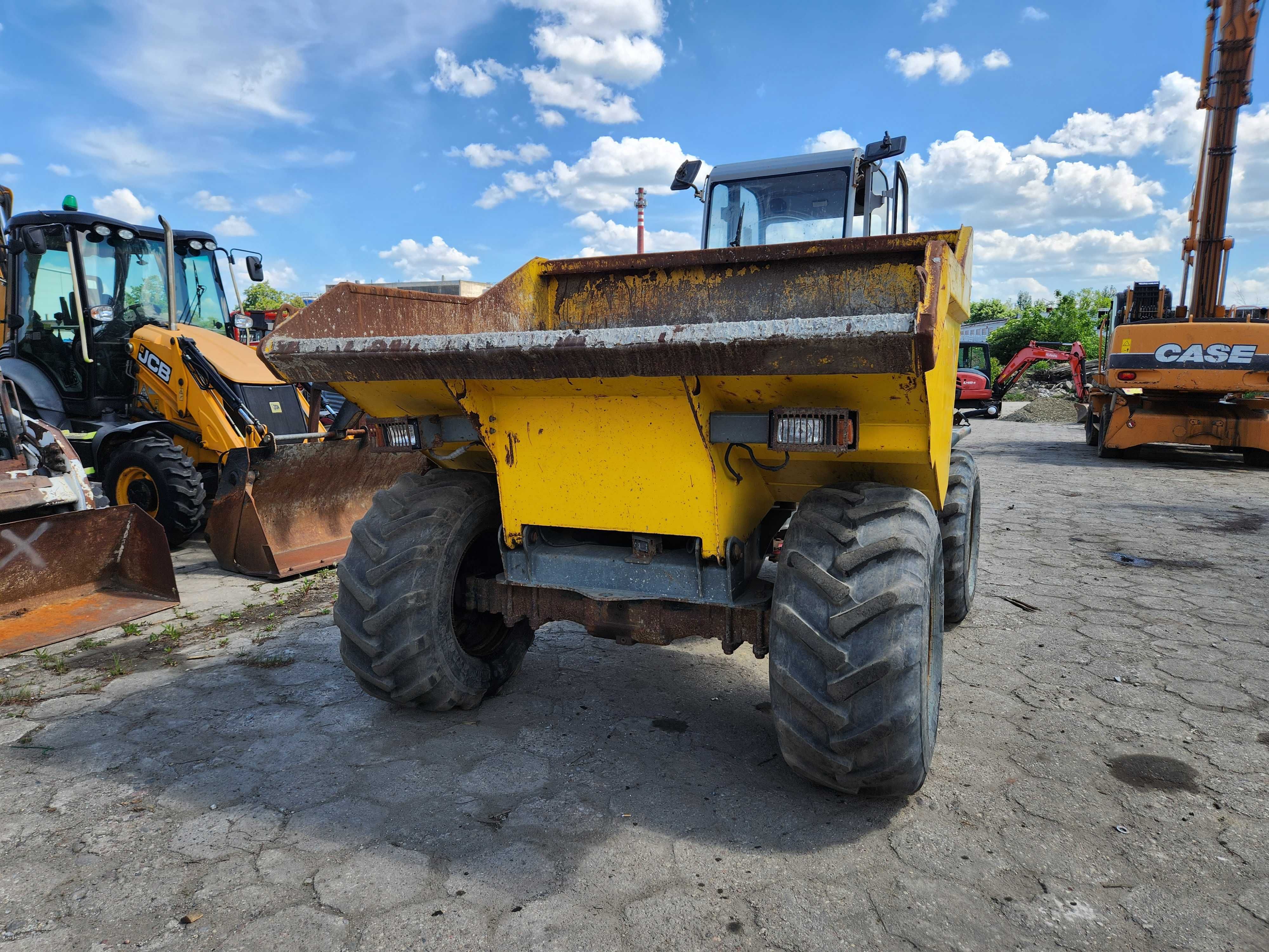 wozidło do betonu kruszywa piasku 9 ton wacker neuson terex jcb ausa