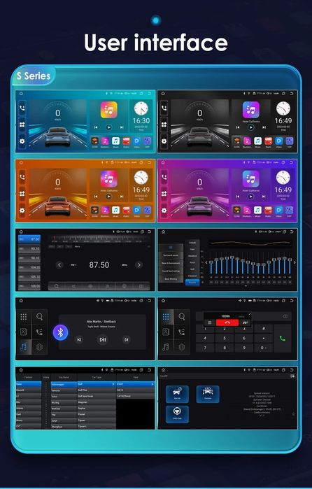 Android магнитола для Ford Focus 2, 10.33", Android 14, 4/64 Gb, GPS