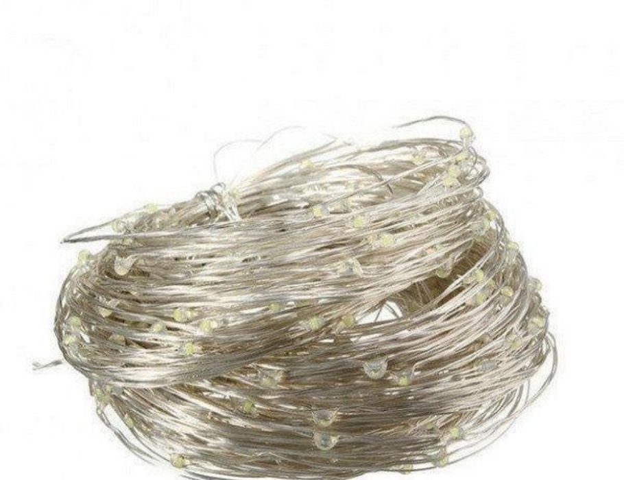 Гірлянда нитка "крапля роси" (LED) 100 ламп 10 м