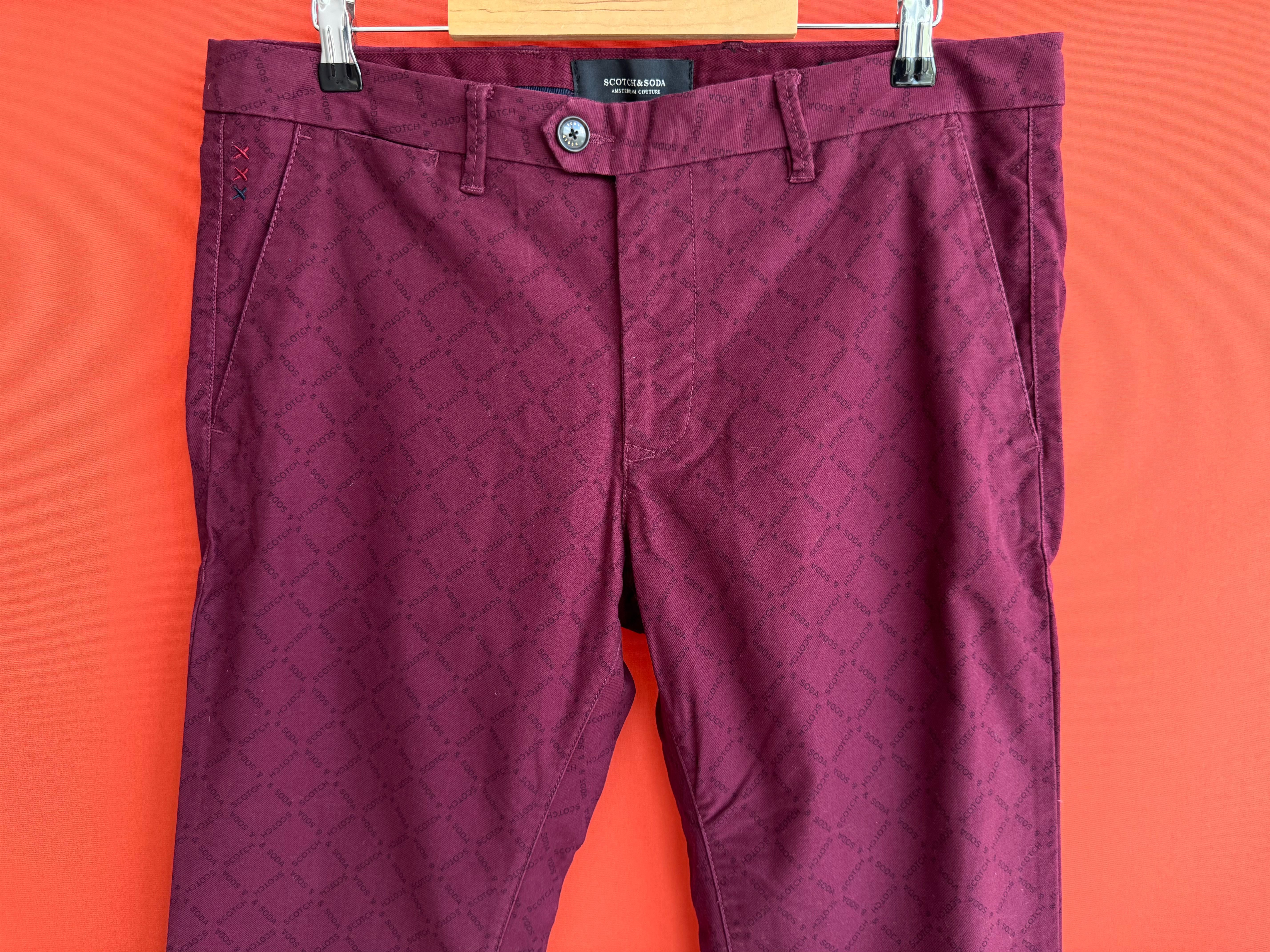 Scotch & Soda мужские джинсы штаны чиносы брюки размер 32 Б У