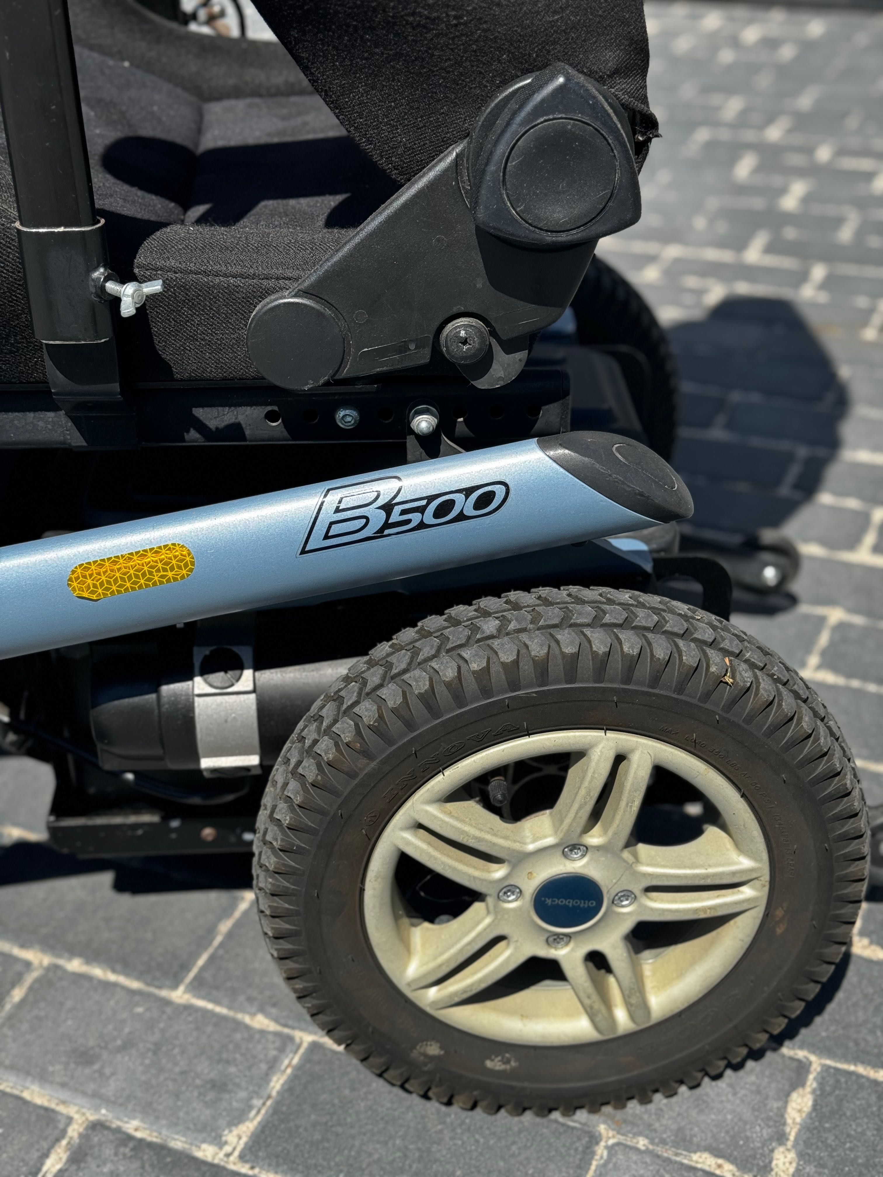 Wózek inwalidzki Ottobock B500 żelowe Akumulatory MK USA Recaro