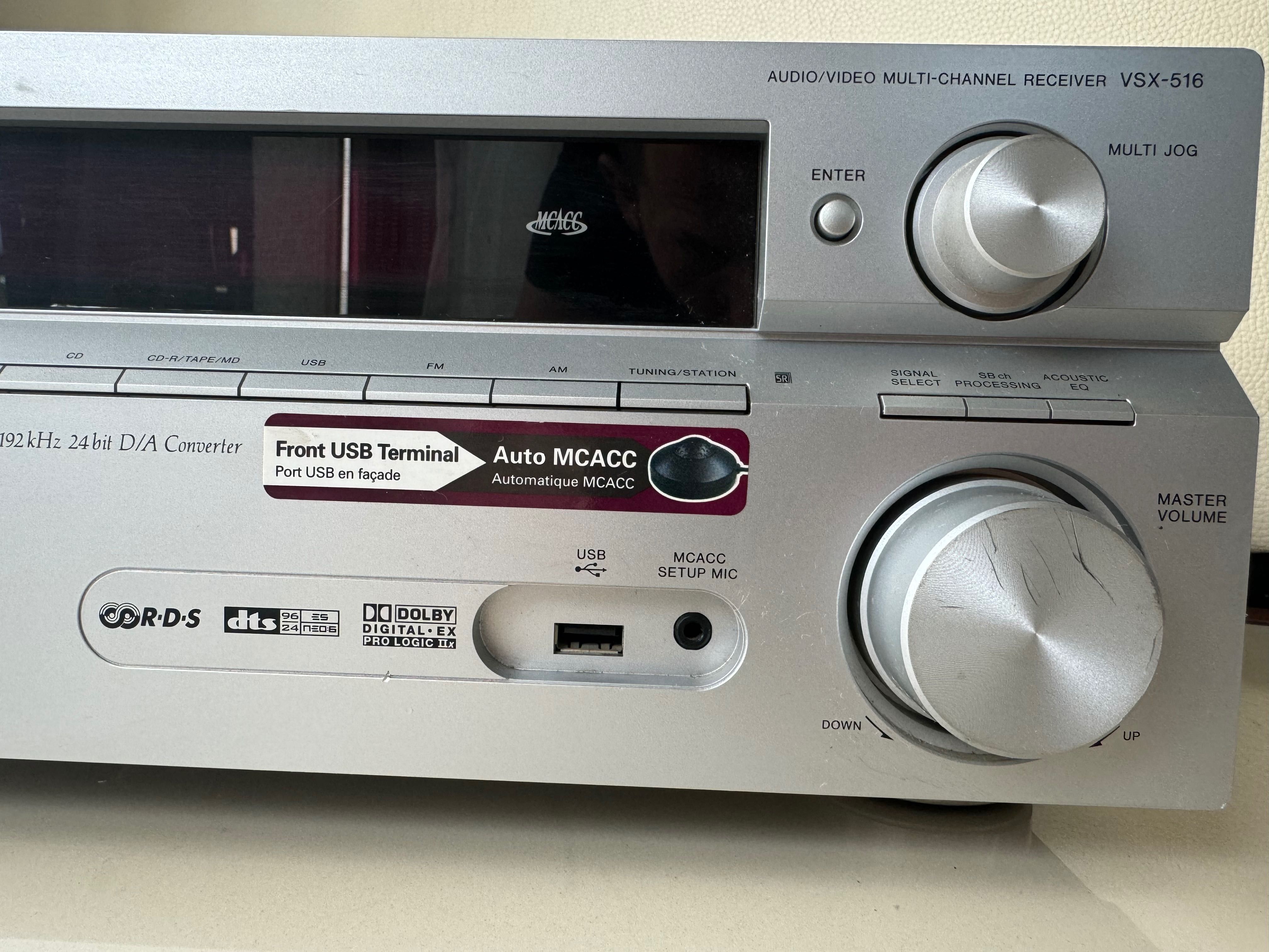 Amplituner Pioneer VSX-516 AMPLITUNER 6.1 DTS D.DIGITAL USB
