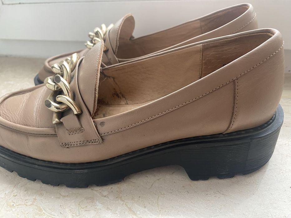 Skórzane buty Ryłko w rozmiarze 37