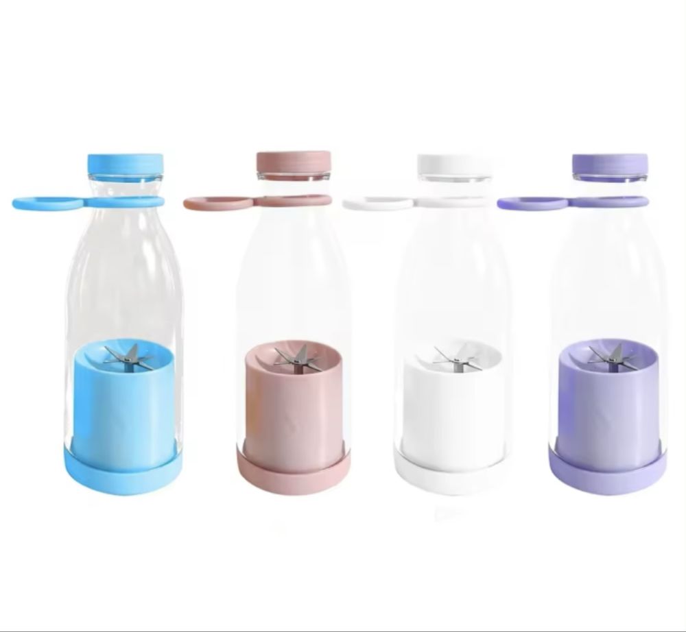 Акумуляторний портативний блендер пляшка Mini Juice 420 ml
