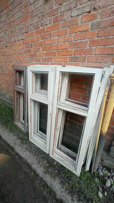 Вікна дерев'яні двохстворчаті / деревяні без скла