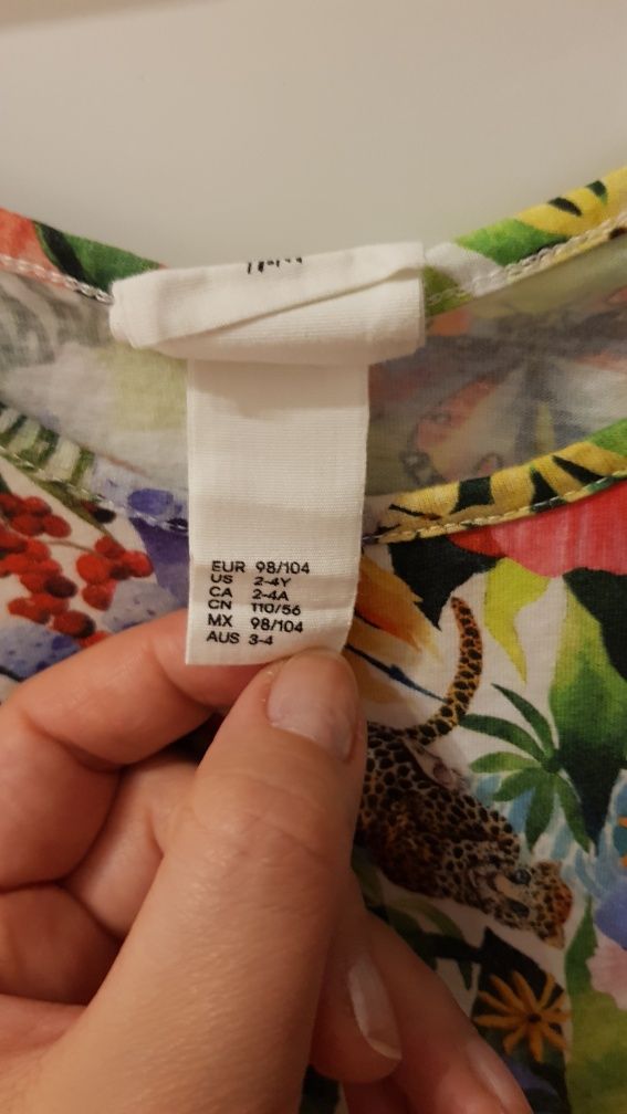 Sukienka H&M limitowana Kate Morgan 98/104