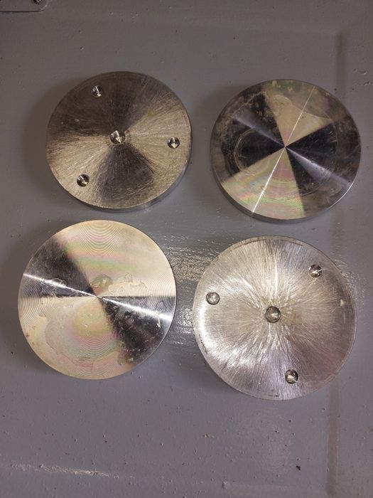 Formatka aluminium krazek mocowanie nóg do blatu 4 szt