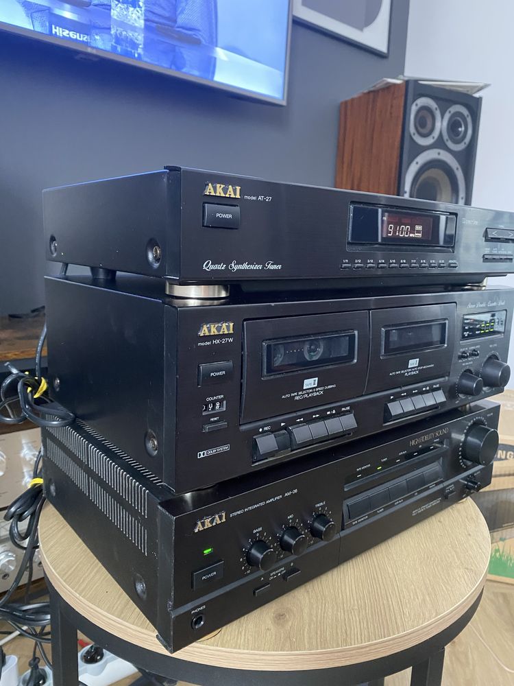 Zestaw Akai, AM-06, HX-27W, AT-27