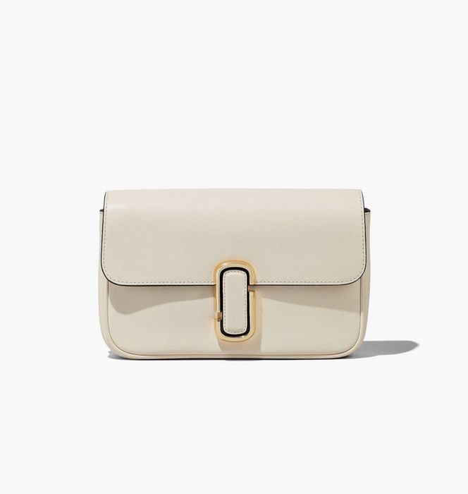 Сумка женская сумка жіноча Marc jacobs натуральна шкіра колір бежевий