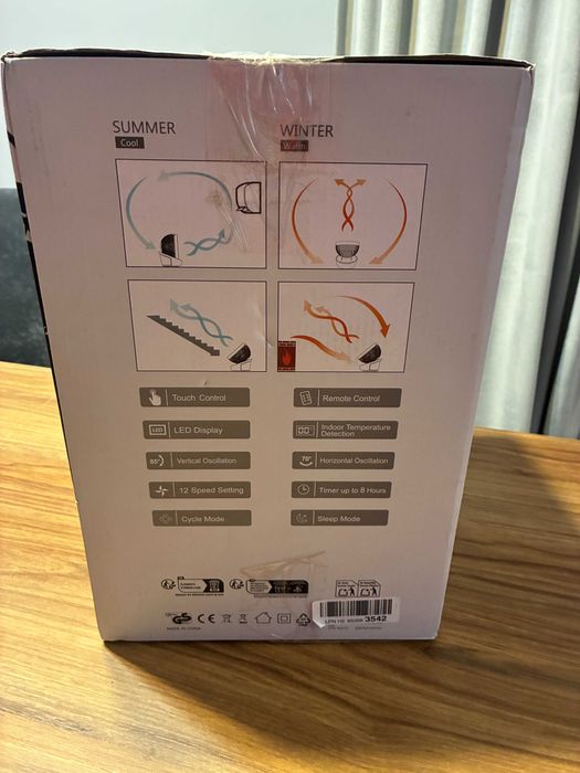 4UMOR Ultra cichy wentylator 20 dB z pilotem zdalnego sterowania