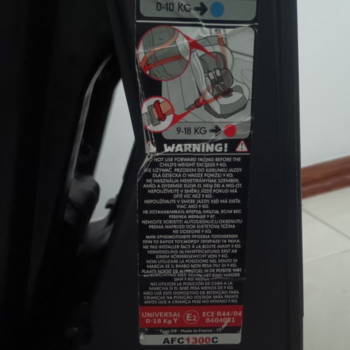 Cadeira Auto seminova