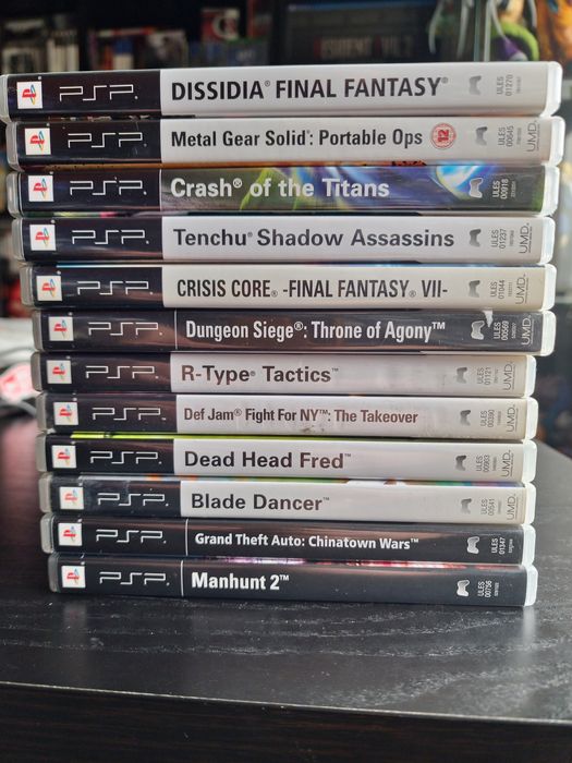 Jogos PSP. Excelentes títulos.