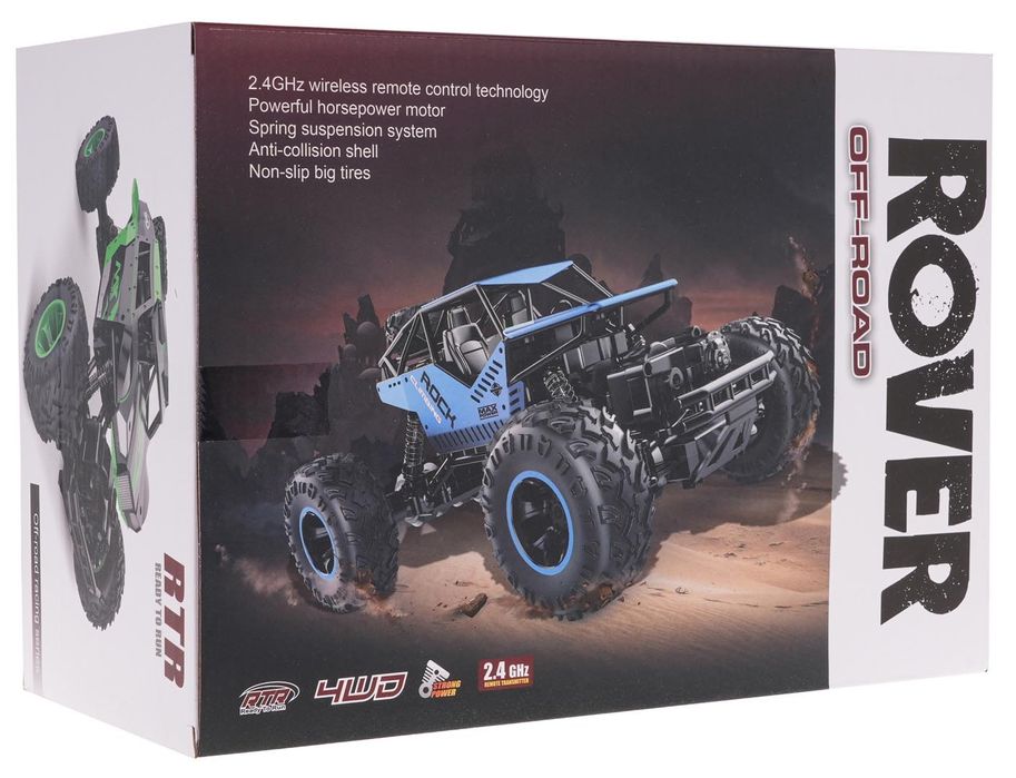 Crawler ROVER 1:16 Auto samochód zdalnie sterowany  Szary