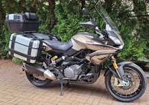 Aprilia Caponord 1200 Rally kufry esa ABS transport