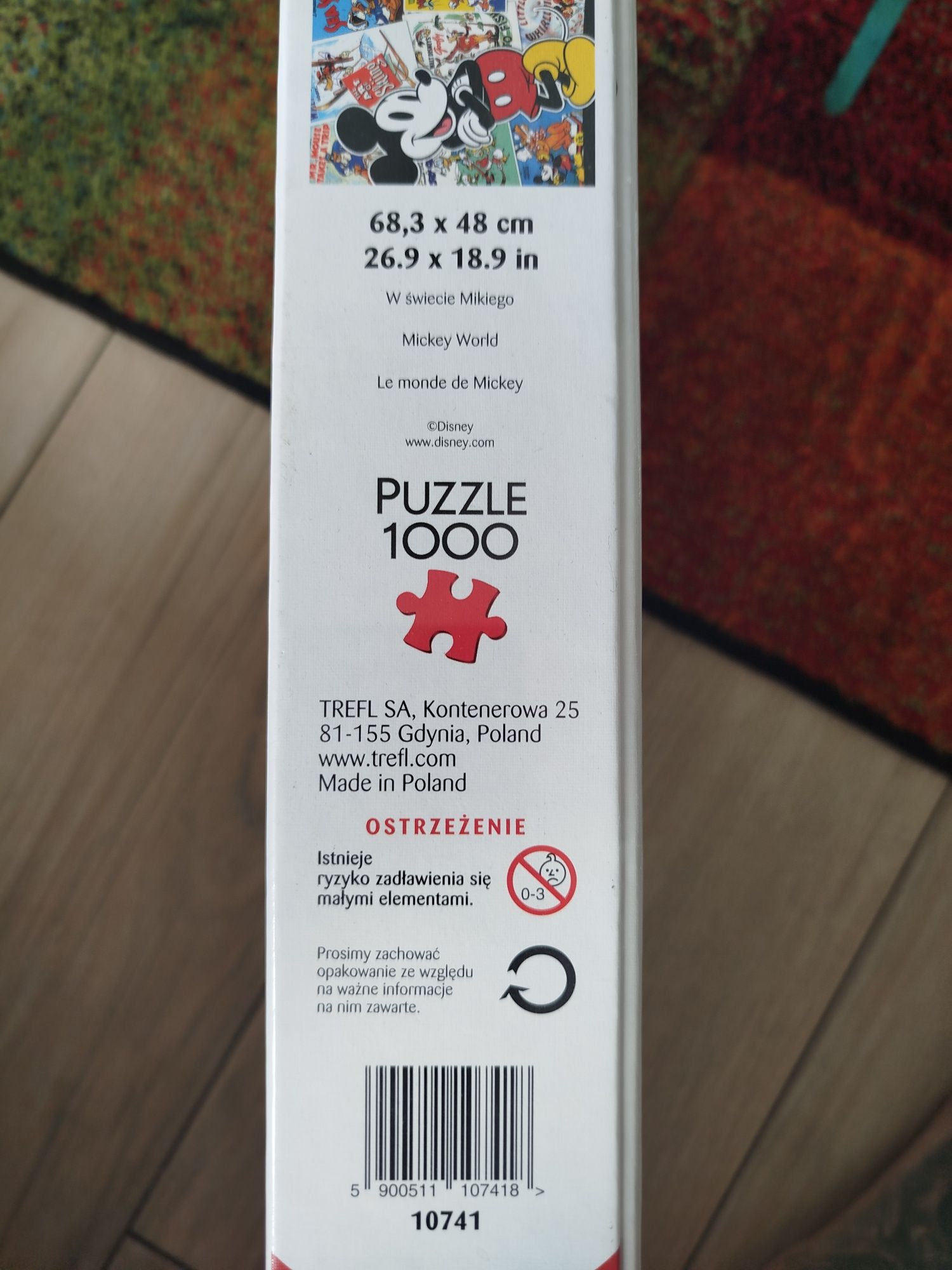 Nowe puzzle Micky Mouse 1000 elementów dla dzieci Trefl
