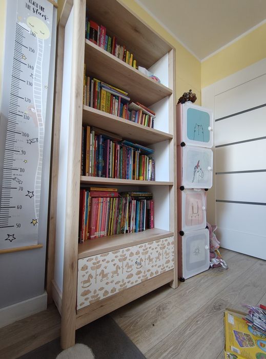 Zestaw mebli dziecięcych BRW Timon. Stan dobry. Regał Szafa Komoda