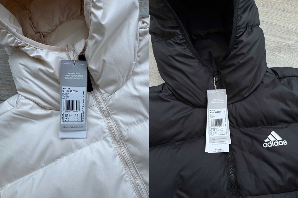 США Зимові жіночі пуховики Adidas W 11.11 BB Down H14171 Оригінал XS,S