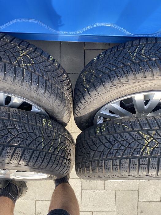 Koła zimowe 205/55 R16 VW Golf VII VIII Touran I Caddy Jetta 5x112