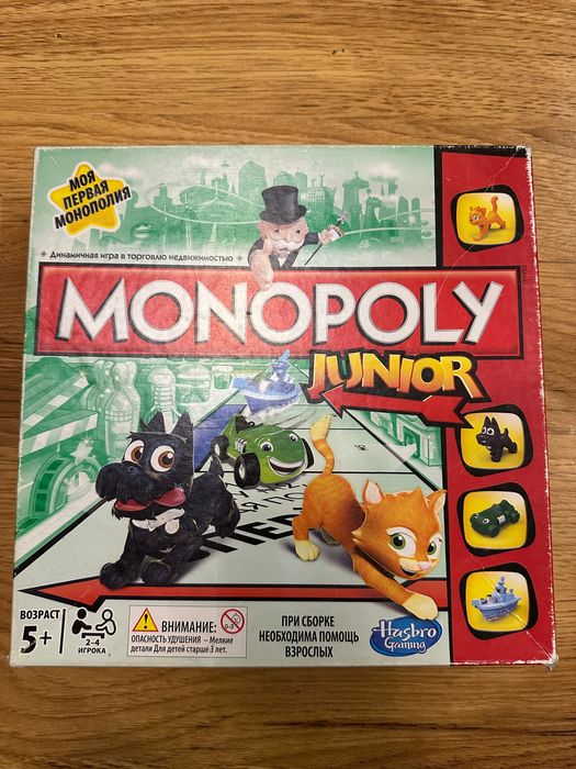 Монополія дитяча Hasbro  (рос мова)