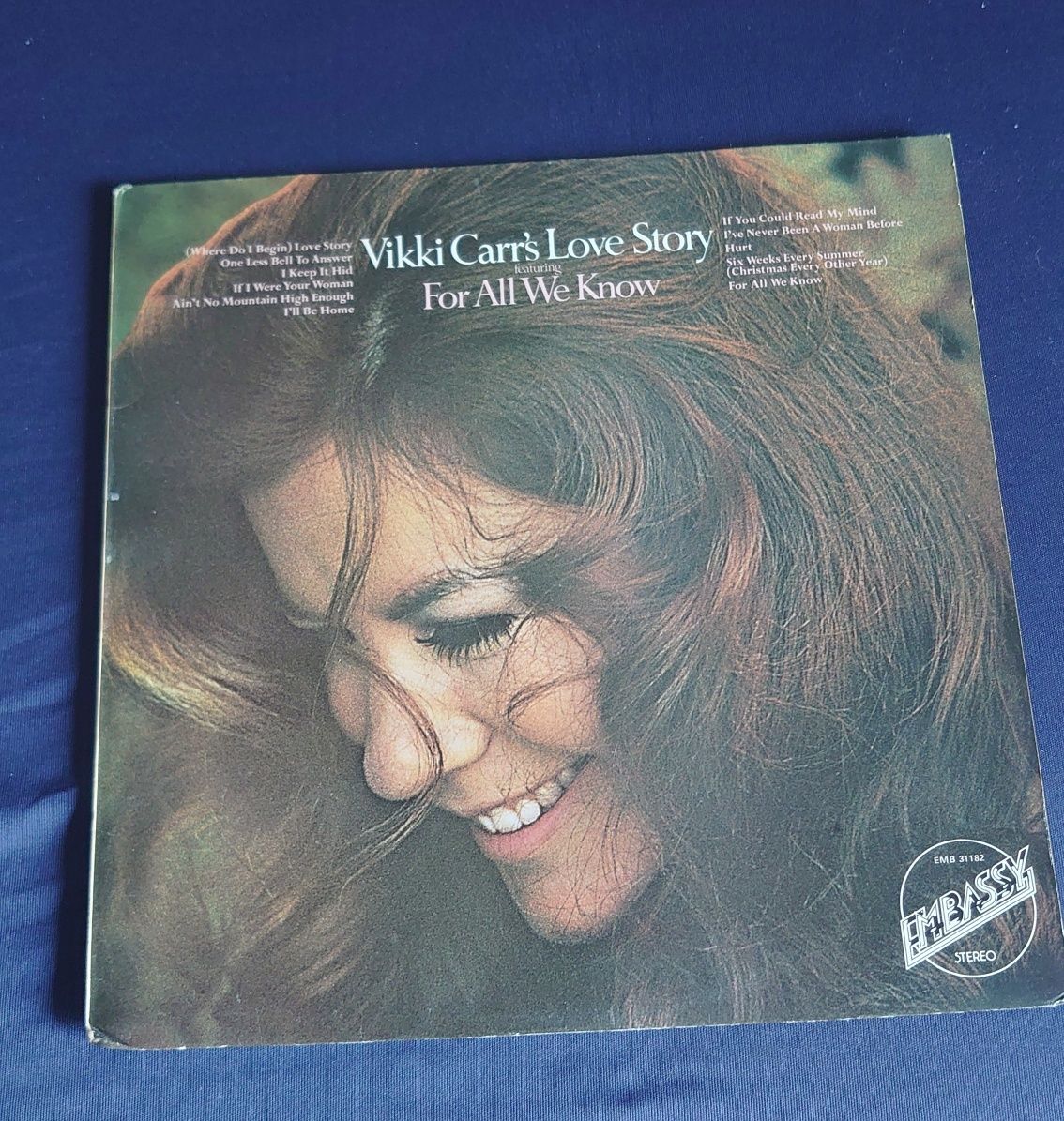 Vikki Carr Love Story LP Vinyl UK press Winyl 1971