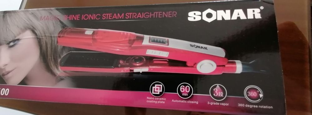 Prancha  à vapor para o cabelo