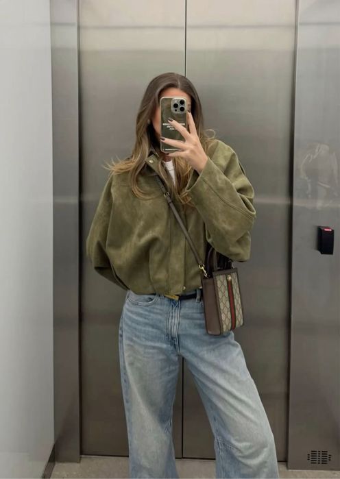 Бомбер Zara тренд в наявності