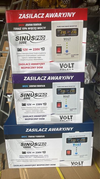 ДБЖ Перетворювач напруги Volt Polska SINUS PRO 1000 E 12/230