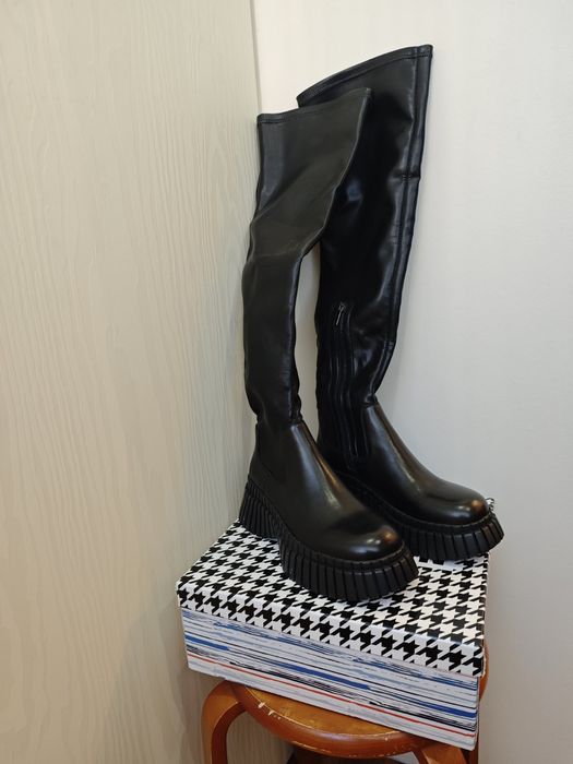 Ботфорти жіночі Mirator шкіра р.38 Нові!