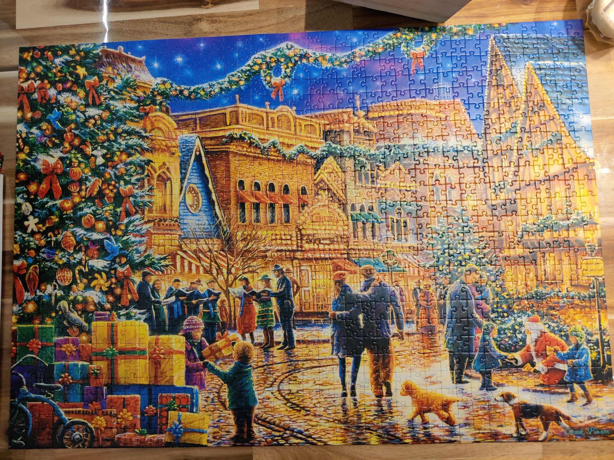 Puzzle świąteczne 1000 Trefl