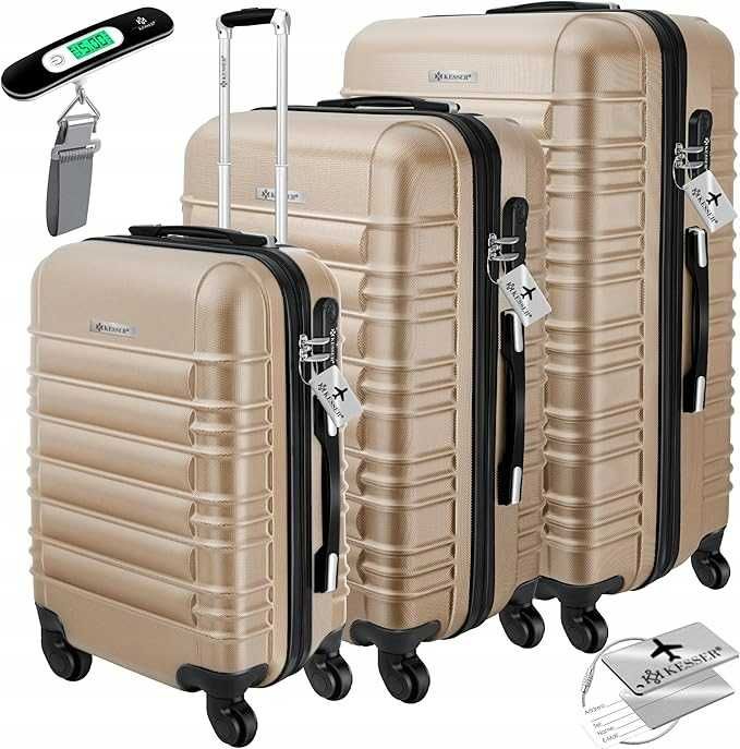 KESSER Walizka twarda zestaw 3 sztuki ABS 120 l (1308)