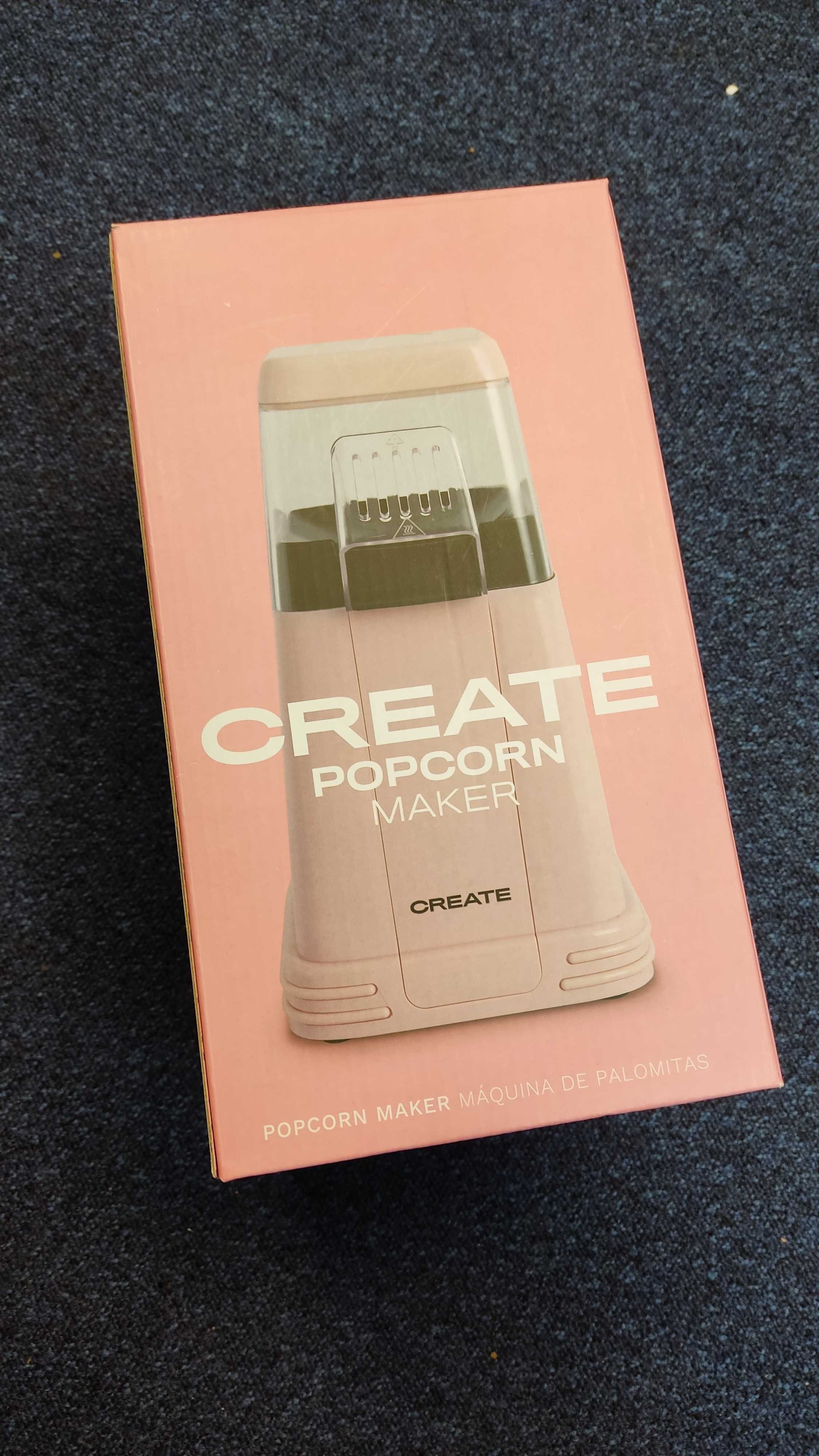 Oryginał, retro popcorn maker, KULTOWA marka Create, 60% TANIEJ