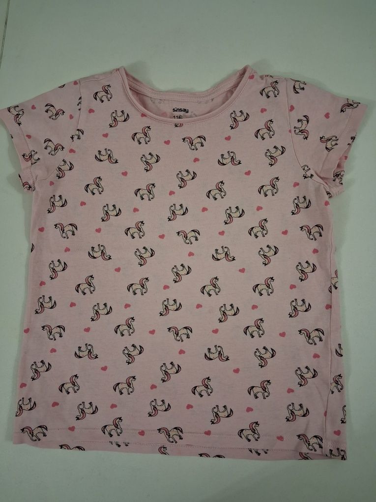 Tshirt dziewczęcy Sinsay