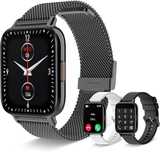 Kobiecy Smartwatch 1,85" ekran dotykowy, trzy paski w zestawie,
