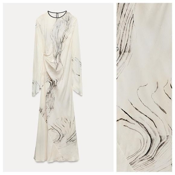 Молочна Сукня максі zara
