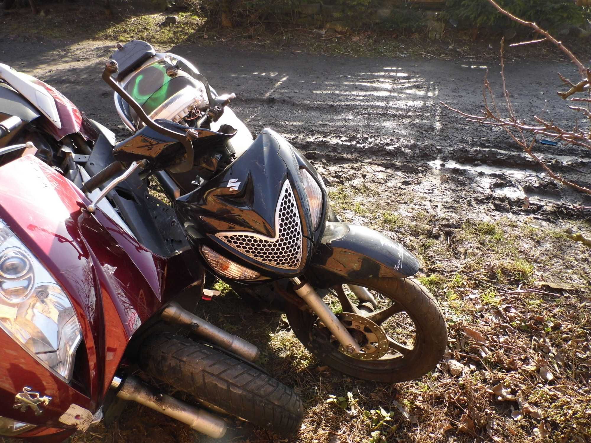 SUZUKI SIXTEEN 125 -silnik lagi czesci licznik koło owiewka naped