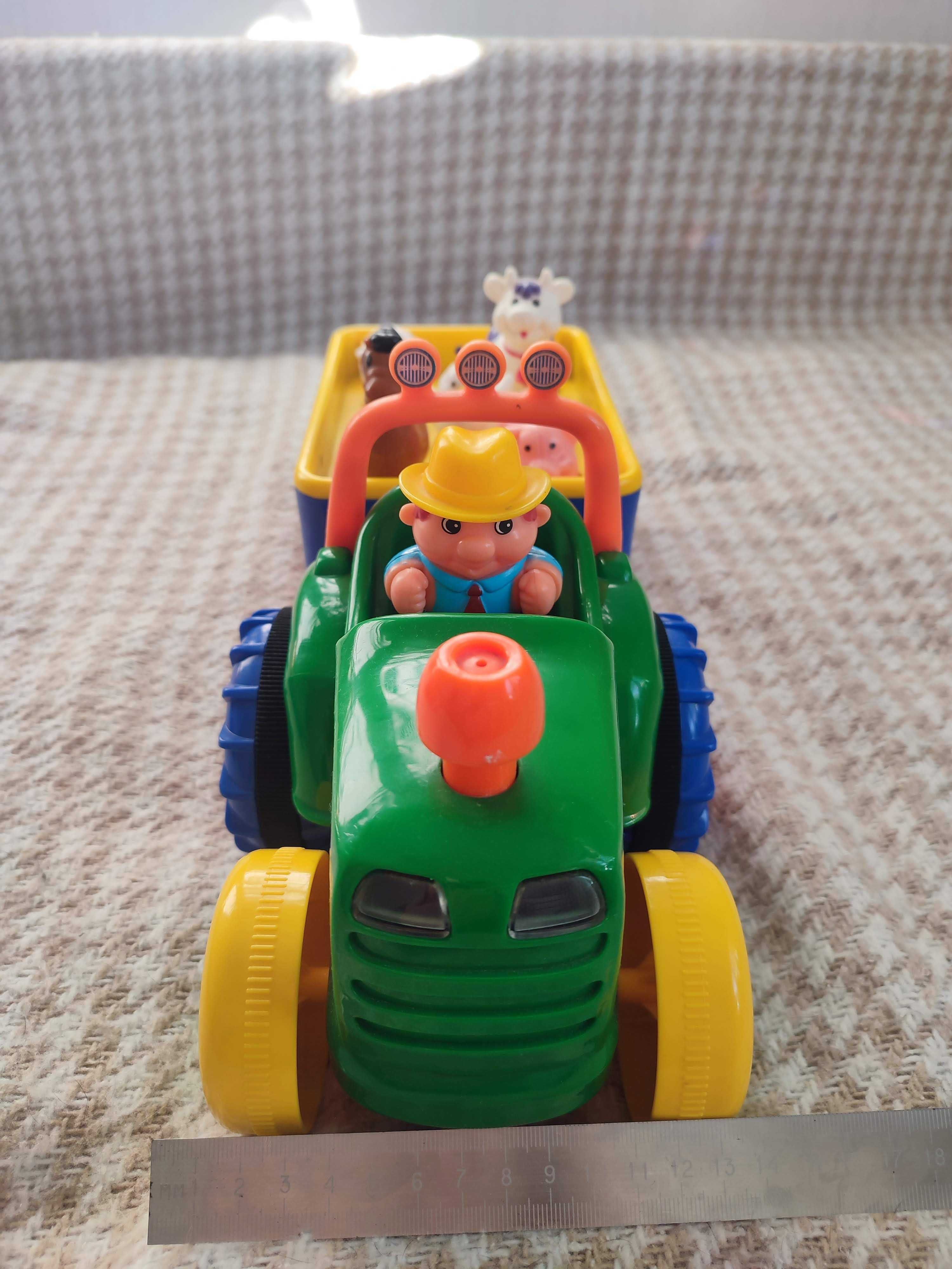 Игровой набор  Kiddieland Трактор фермера с животными