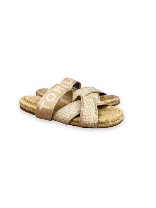 Beżowe espadryle Tommy Hilfiger Webbing Flat r. 39 – wygodne letnie
