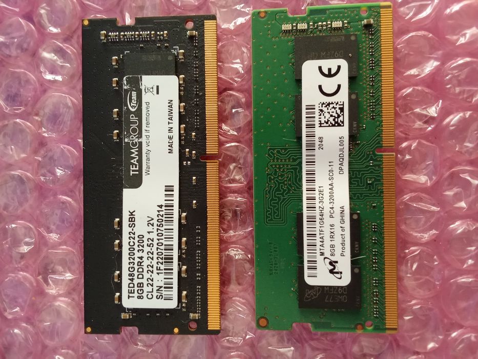 Rams ddr4 3200 PORTÁTIL