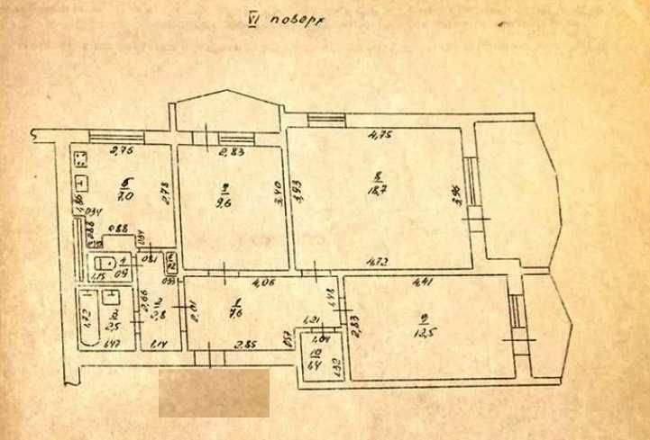 3-комнатная квартира в районе Дома Мебели. Черемушки