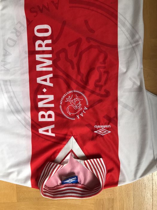 Camisola Ajax vintage 1995-96 XS criança