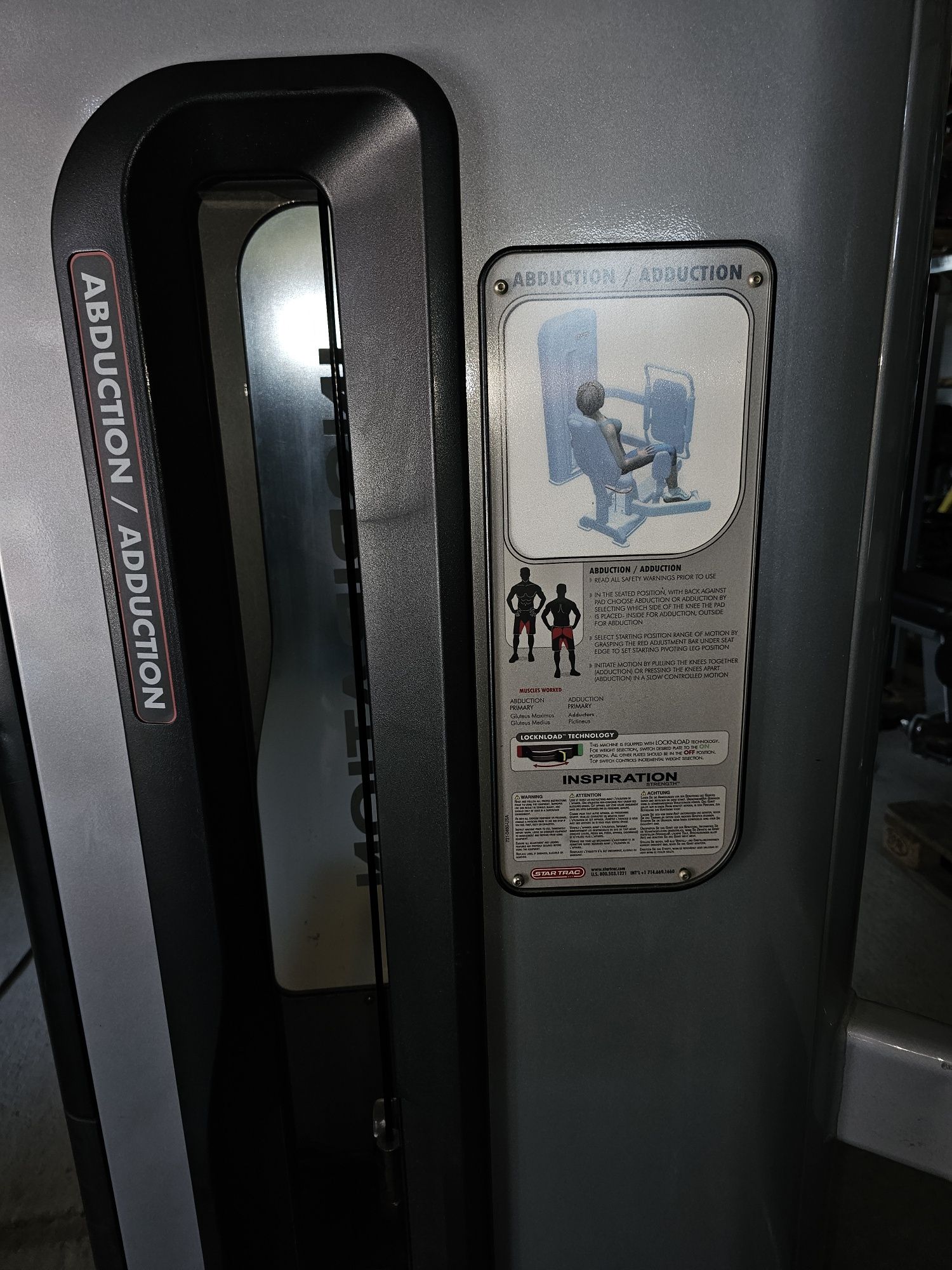Przywodzenie-Odwodzenie 2w1 Star Trac technogym life fitness