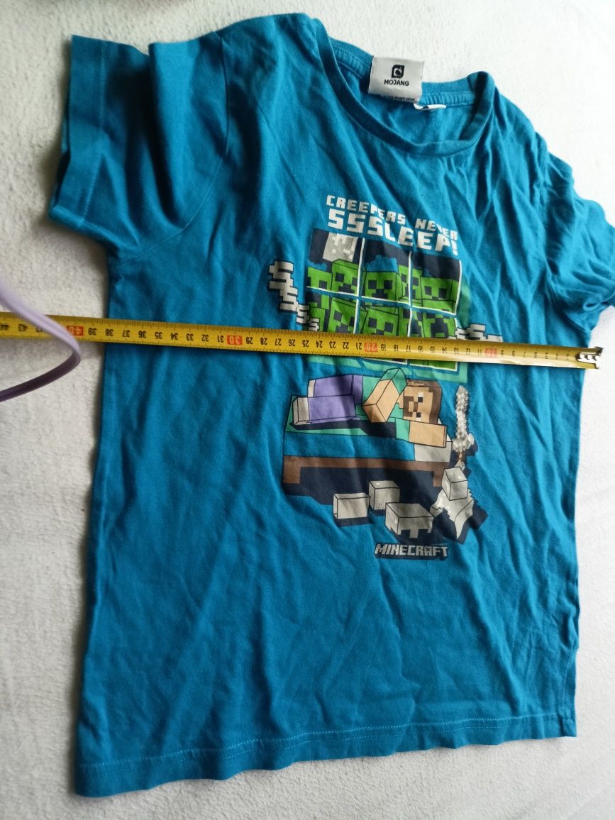 Bawełniana bluzka z krótkim rękawem t-shirt Minecraft 134
