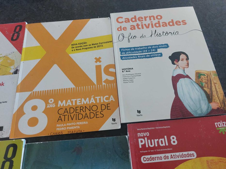Cadernos de atividade 8ano