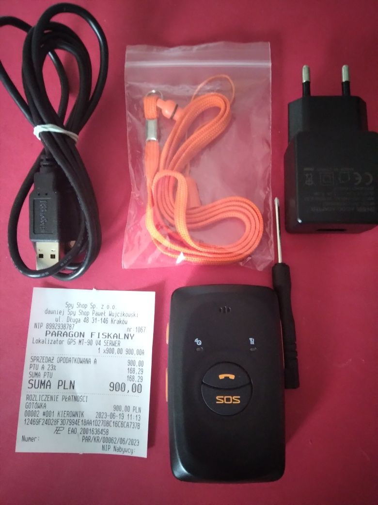 Lokalizator GPS MT90 z platformą online dla osób starszych, dzieci, sa
