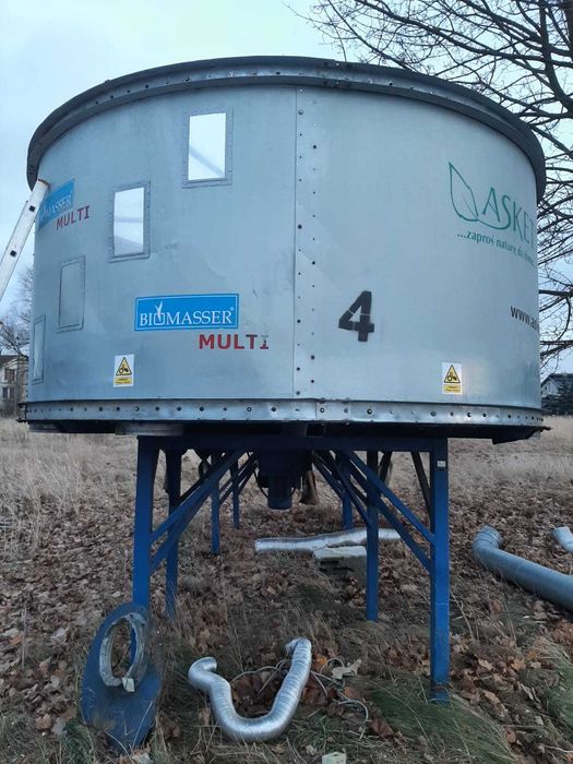 Zbiornik na trociny wióry buforowy mieszania trocin duży peleciarka