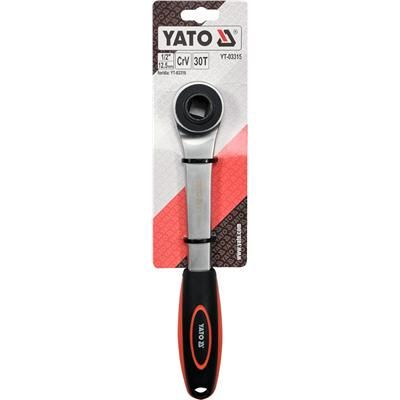 Grzechotka 1/2" wewnętrzna CRV 30 zębów Yato