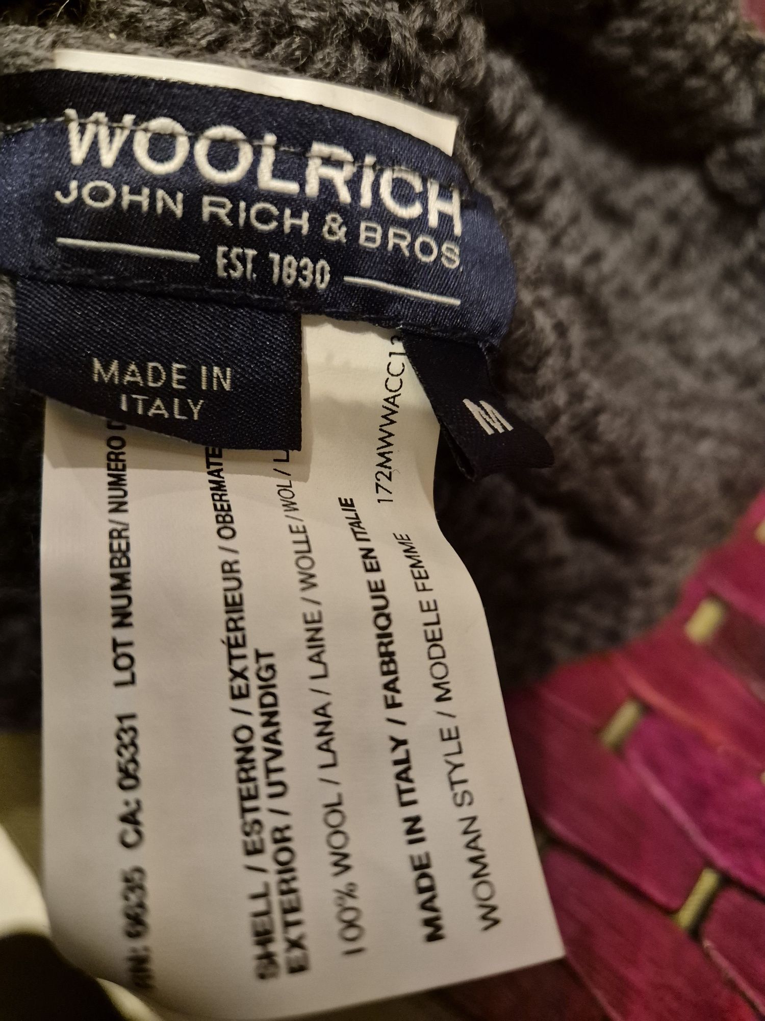 Woolrich 100% wool czapka