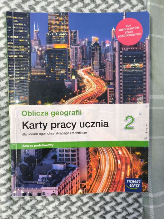 Sprzedam Oblicza Geogrsgii 2 karty pracy